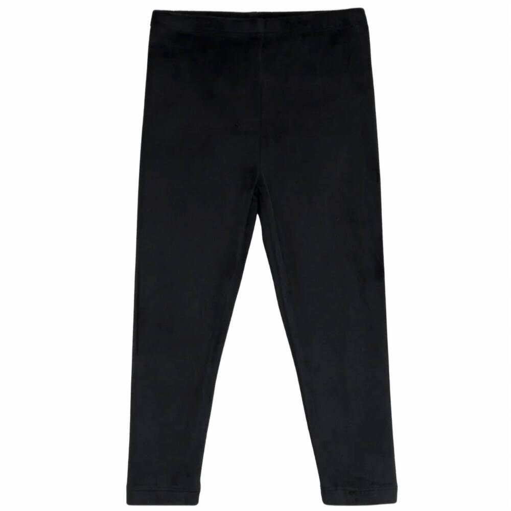 NEW SPLENDID kid's velour leggings in black